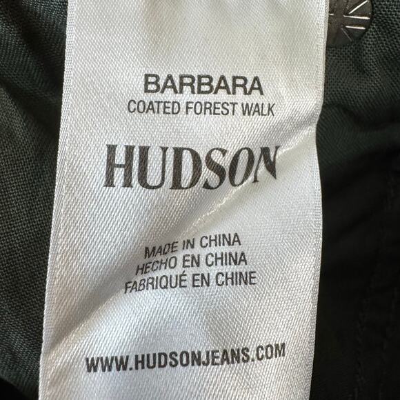 Hudson NWT Womens Size 24 Barbara High Rise Coated Boot Cut Jeans Wicked Holiday - Picture 9 of 15